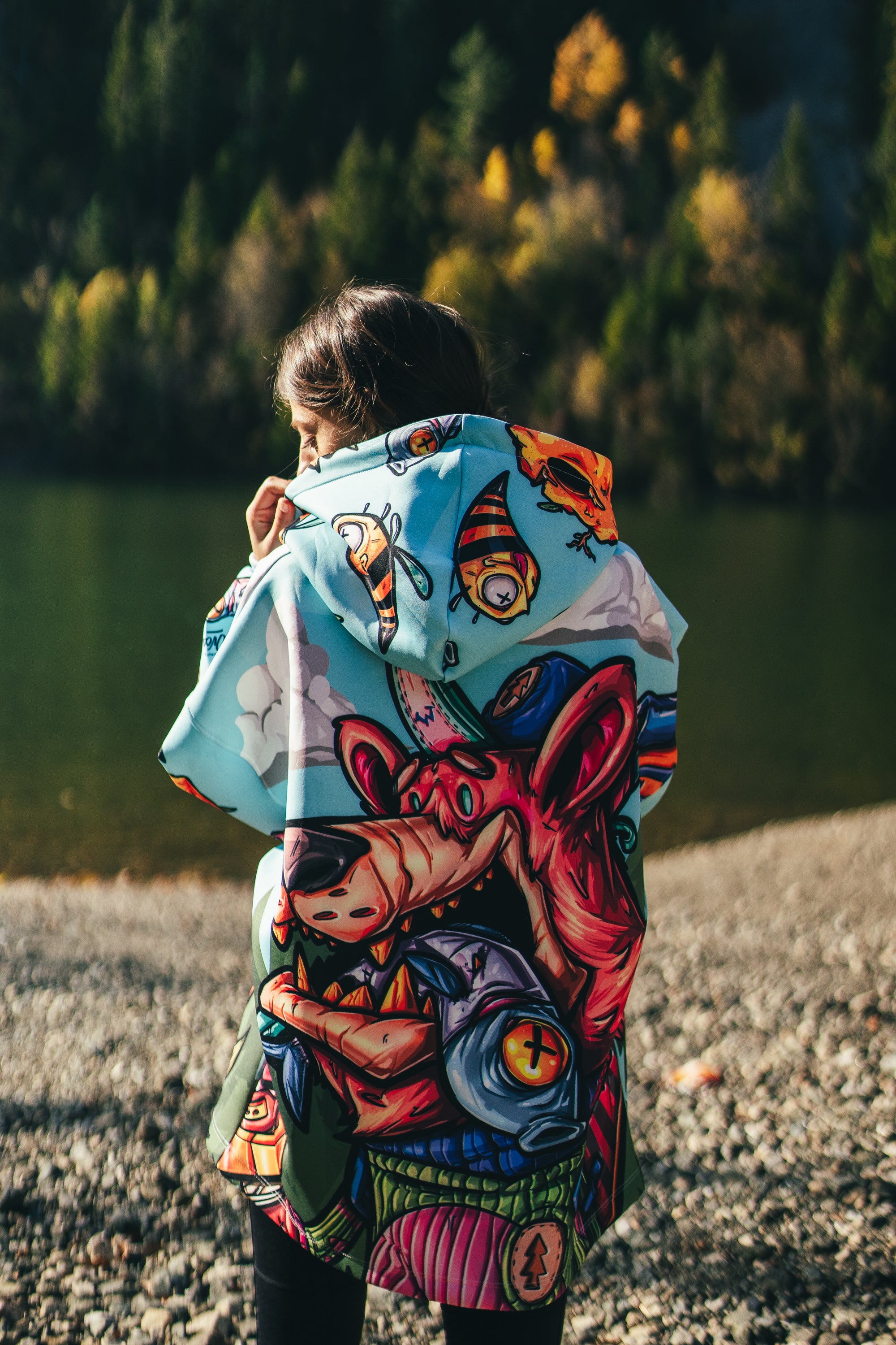 W's Oversized Bear Hoodie