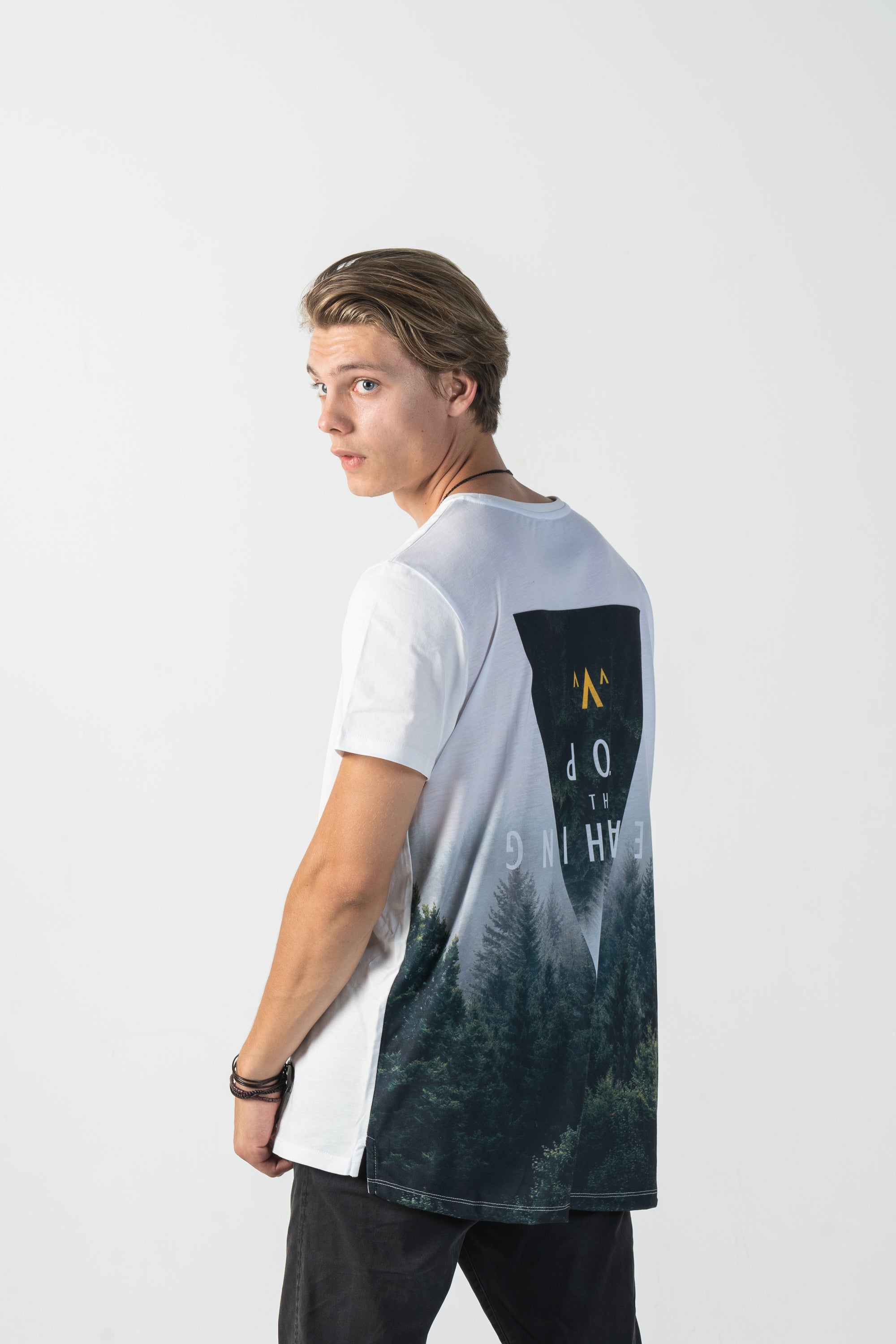 M's Forest White T-Shirt