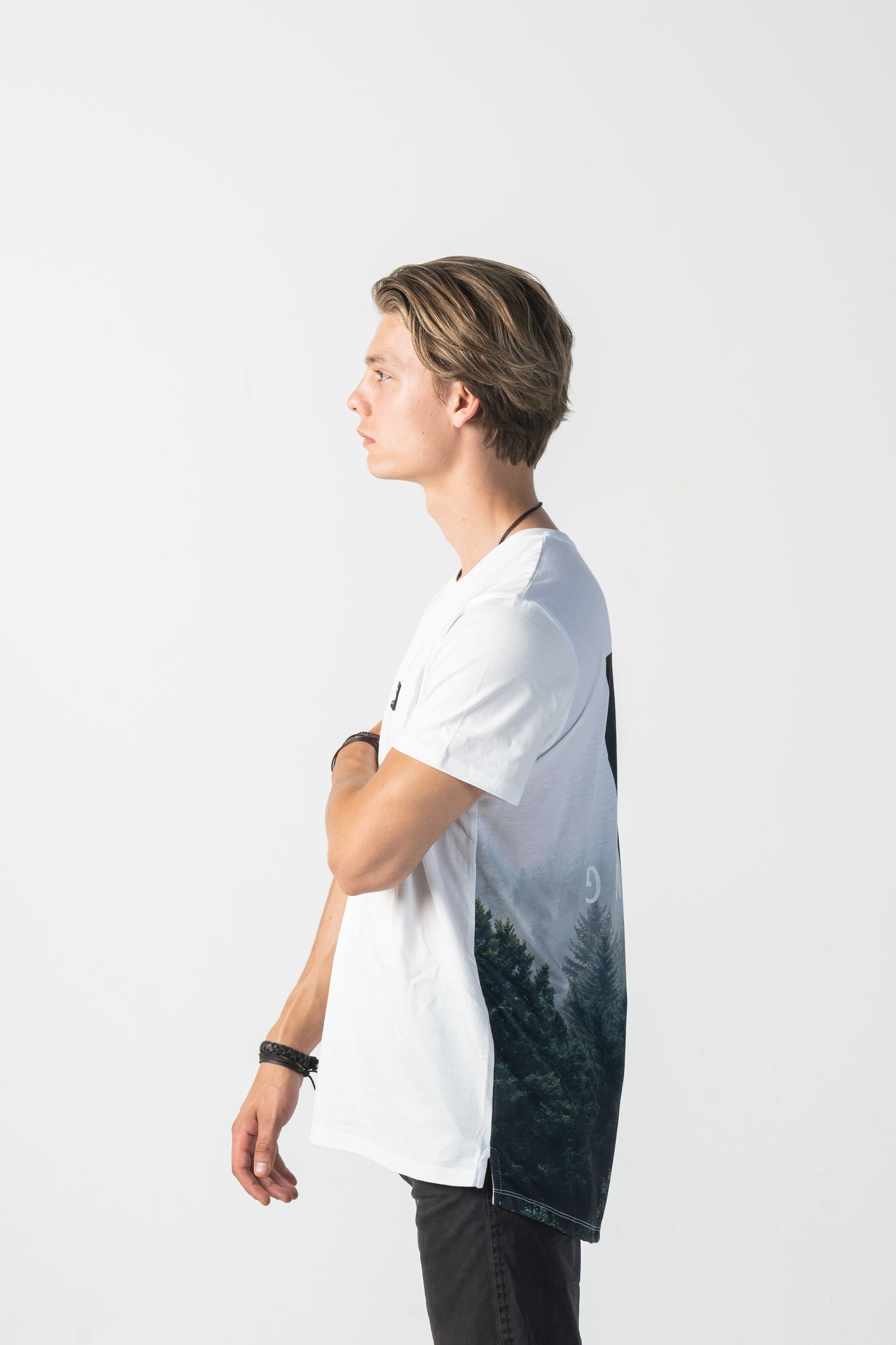 M's Forest White T-Shirt