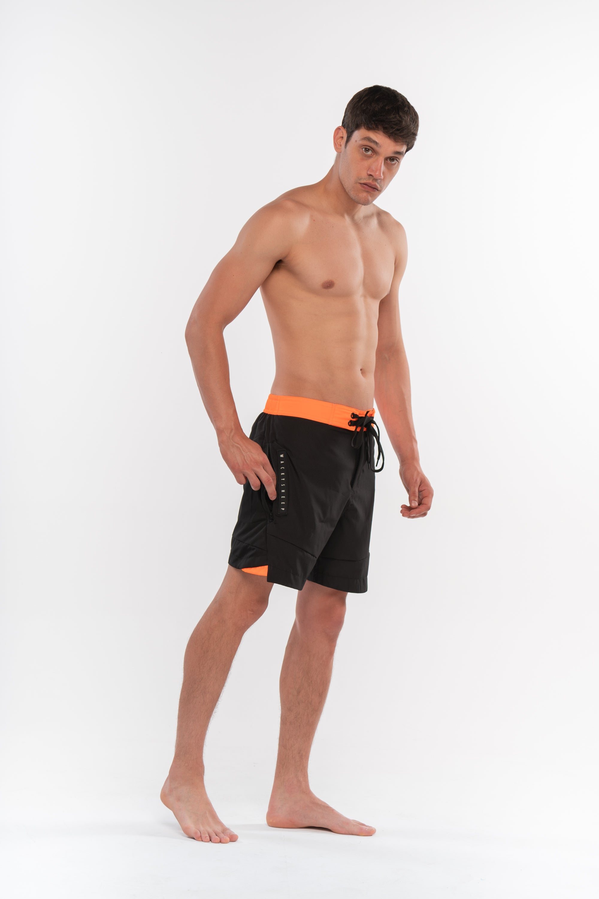 M's Short Black Swim Shorts