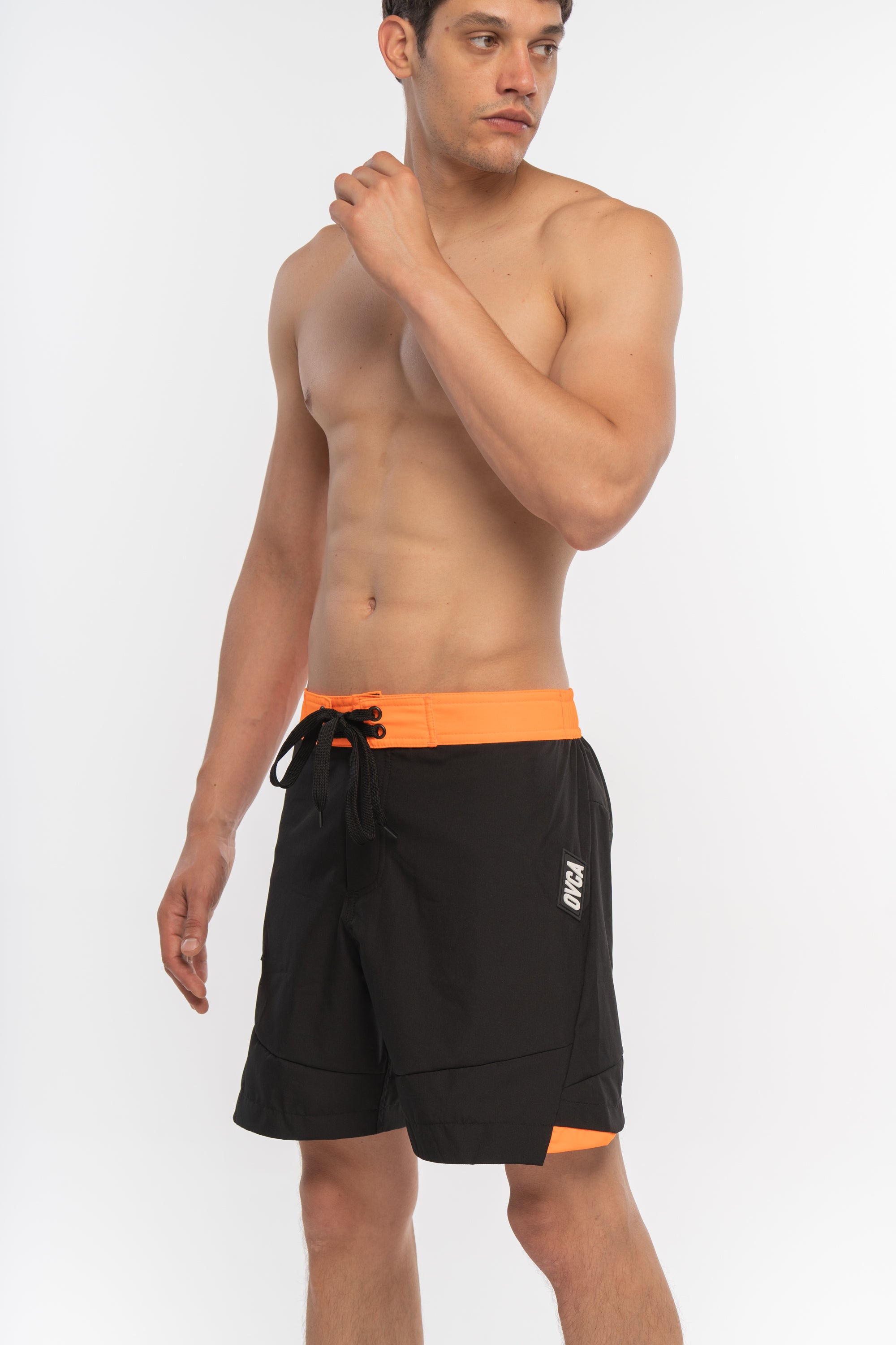 M's Short Black Swim Shorts