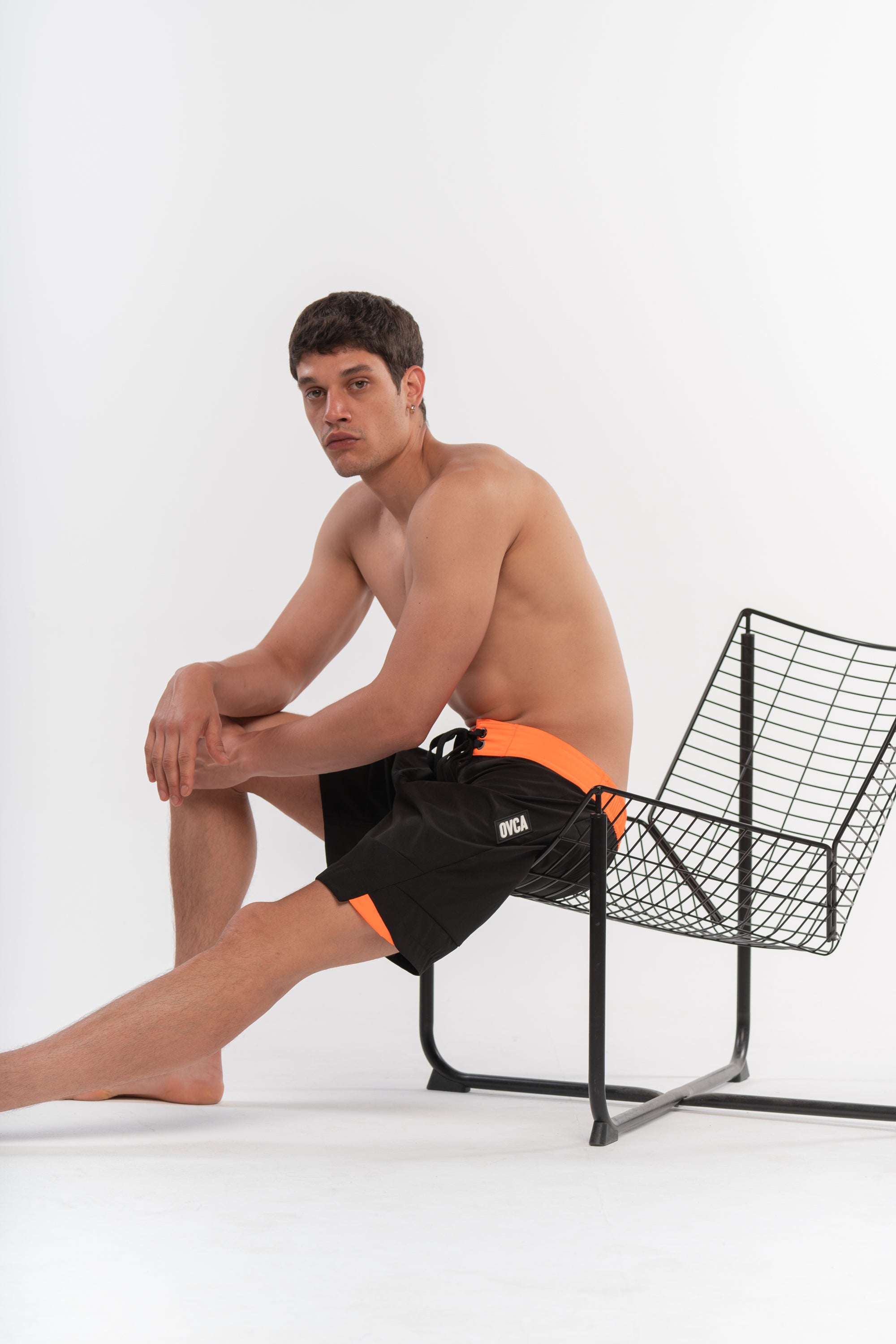M's Short Black Swim Shorts