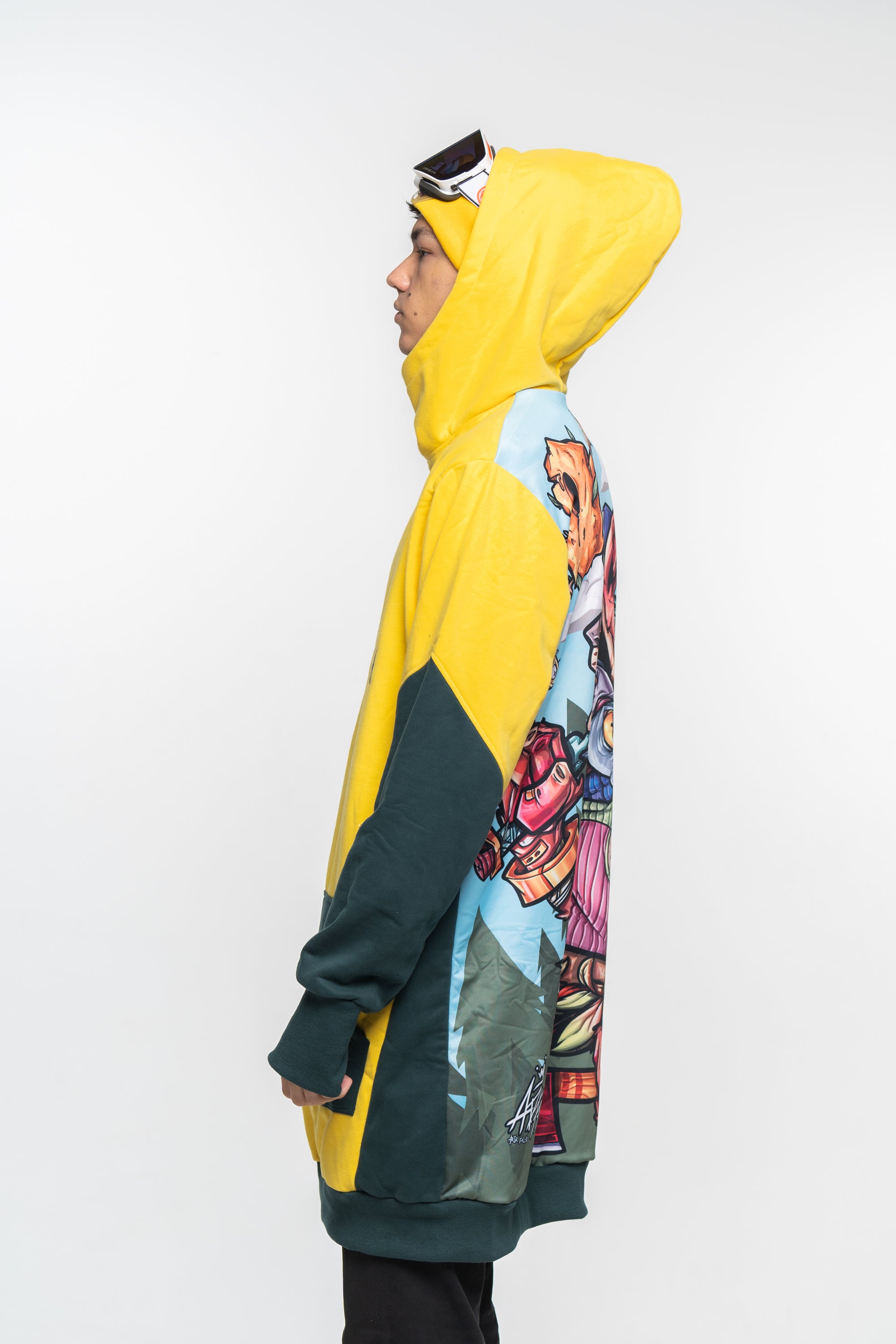M's Long Bear Hoodie