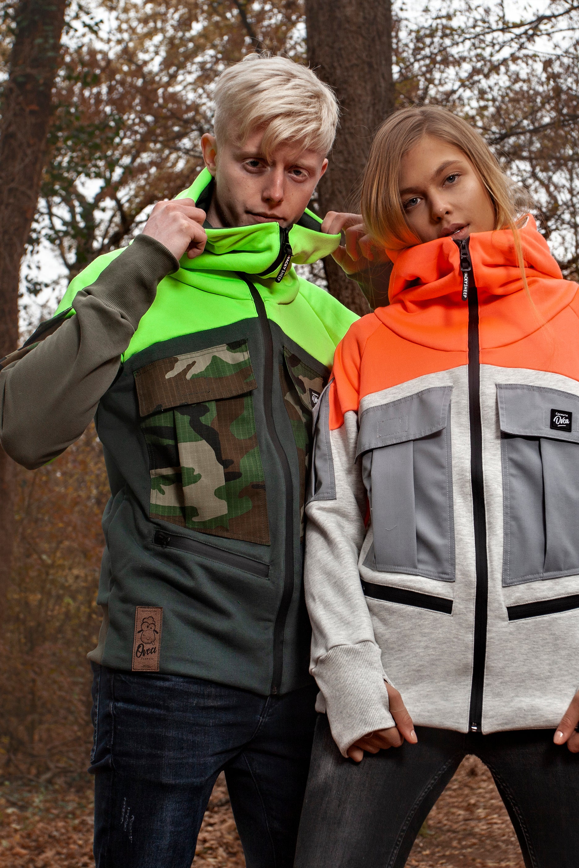 M's Classic Pocket Army Zip Hoodie