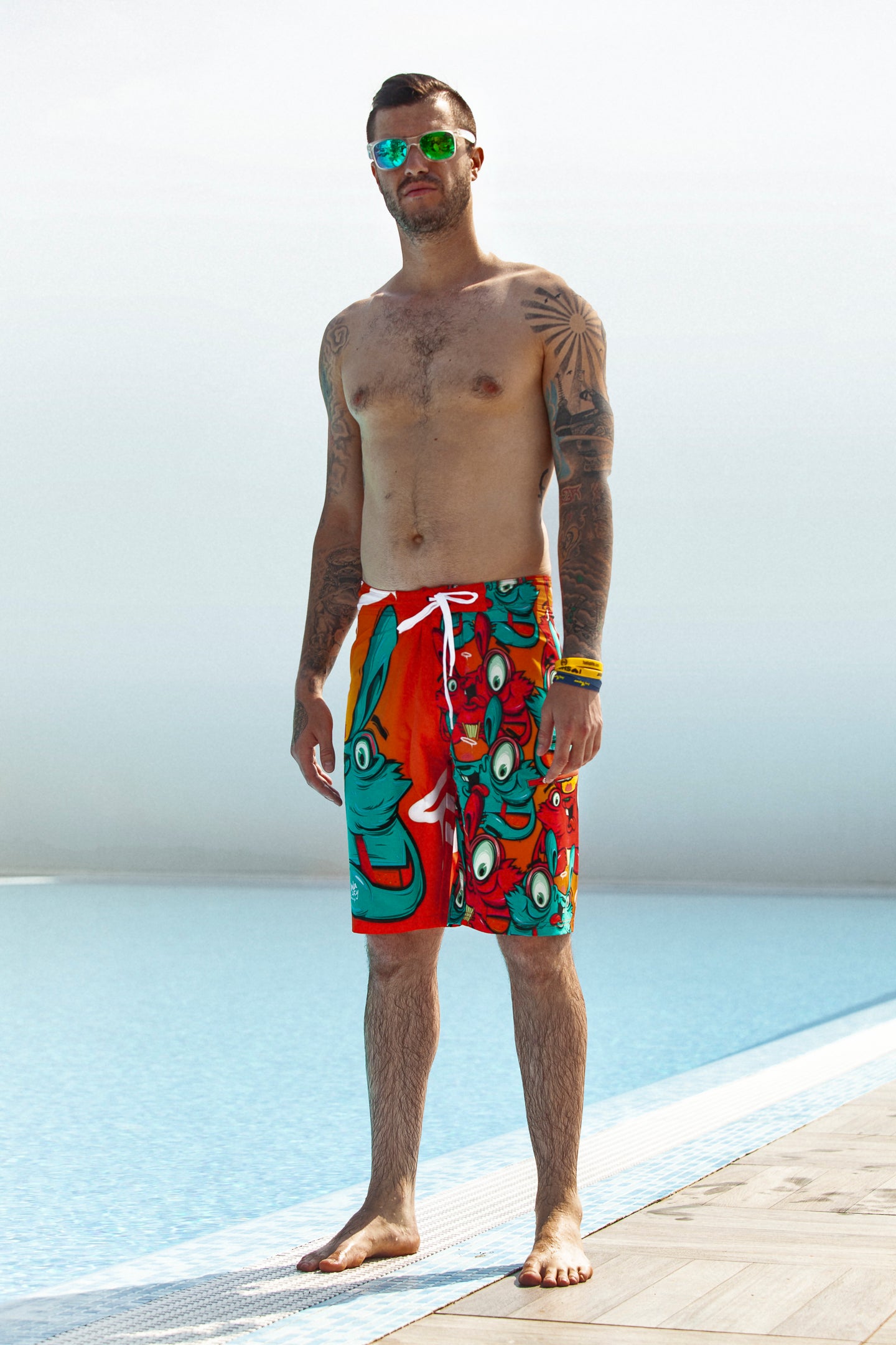 M's Rabbit Swim Shorts