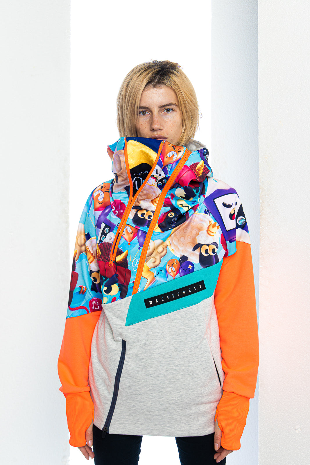 W's Santiago Orange Zip Hoodie