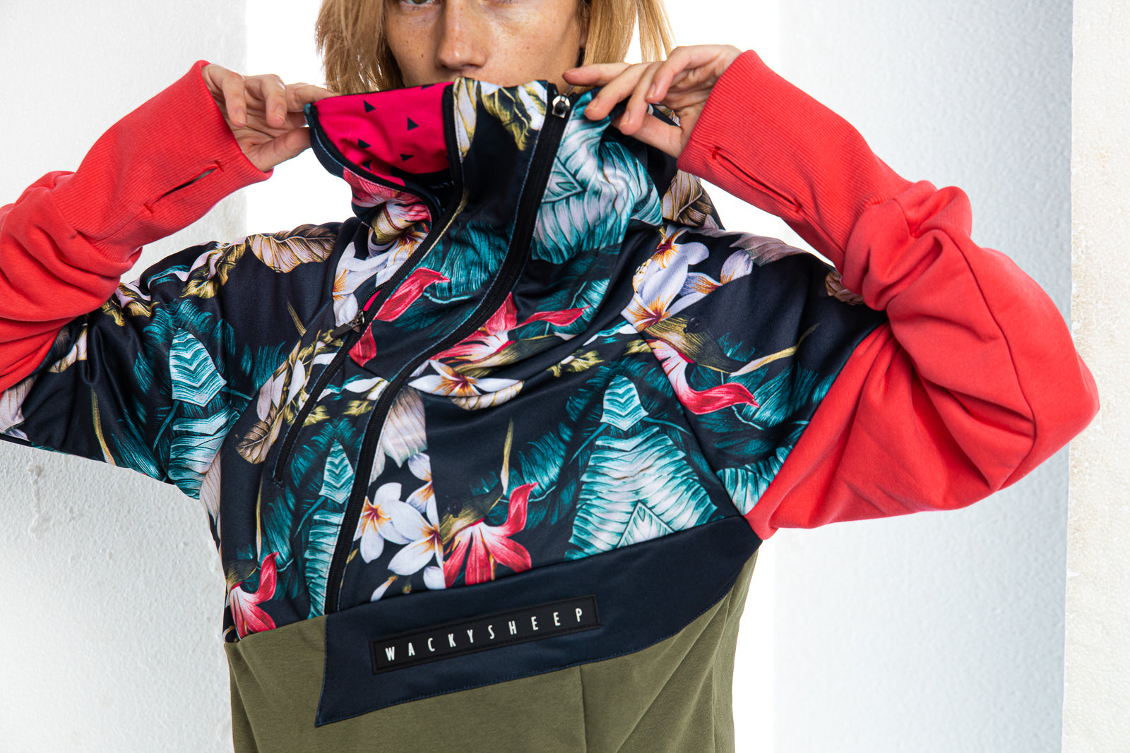 W's Flowers Zip Hoodie