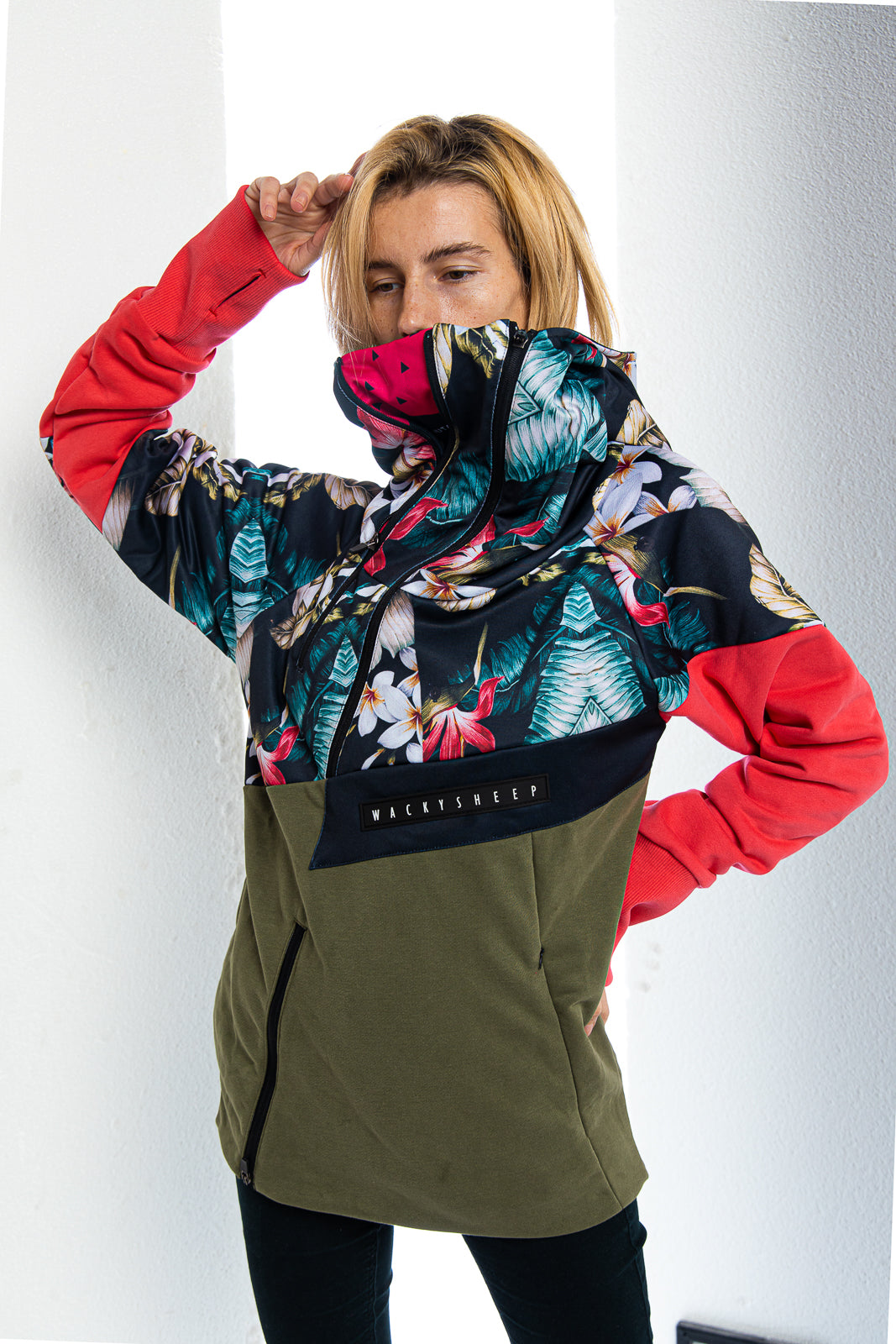 W's Flowers Zip Hoodie