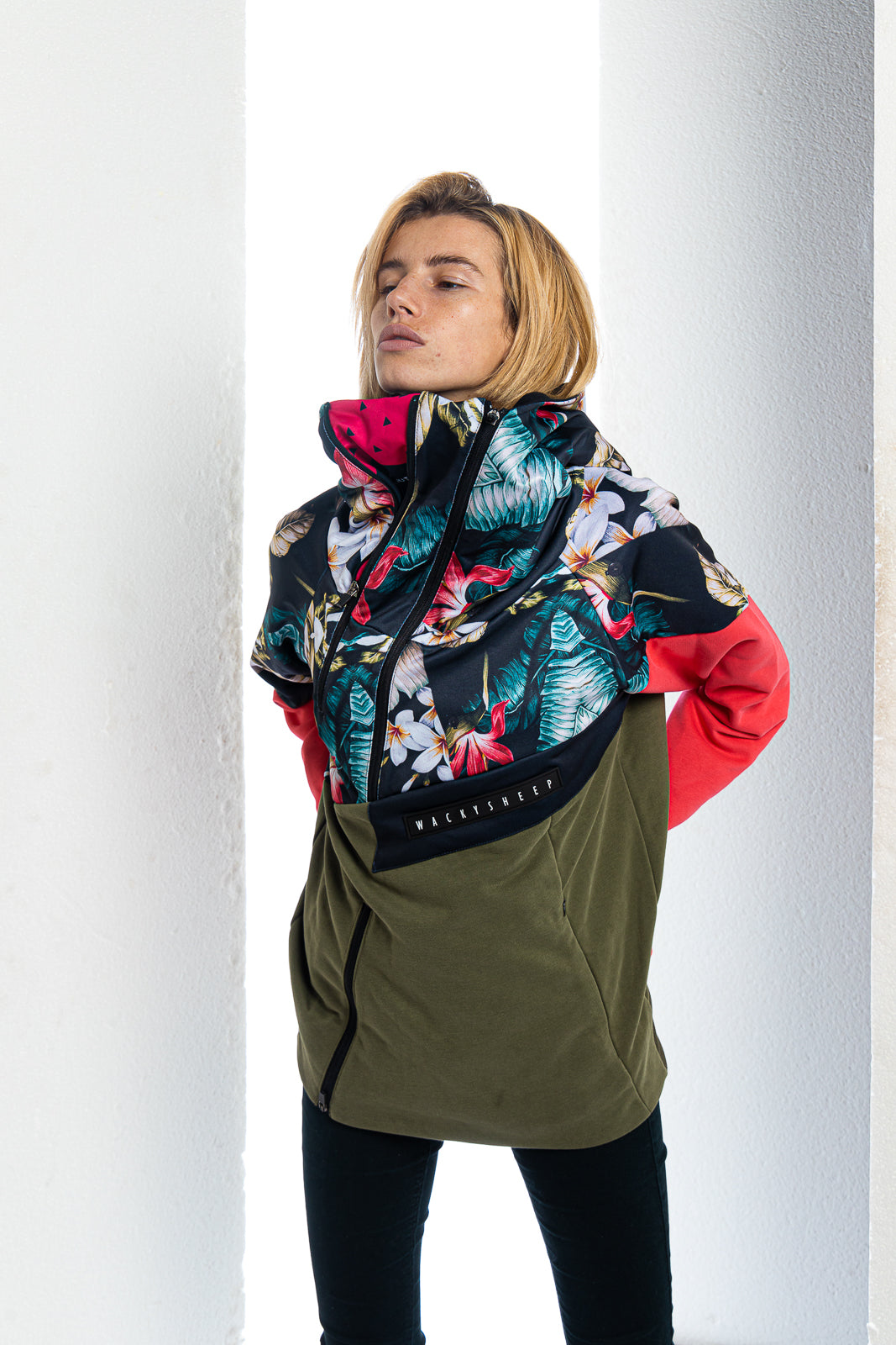W's Flowers Zip Hoodie