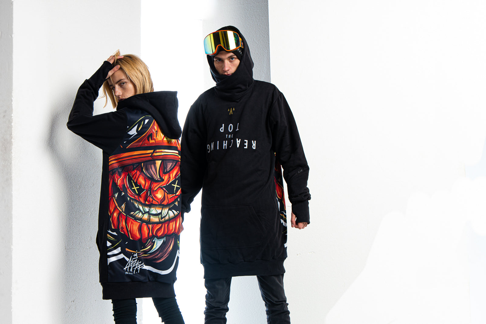 M's Long Pumpkin Hoodie