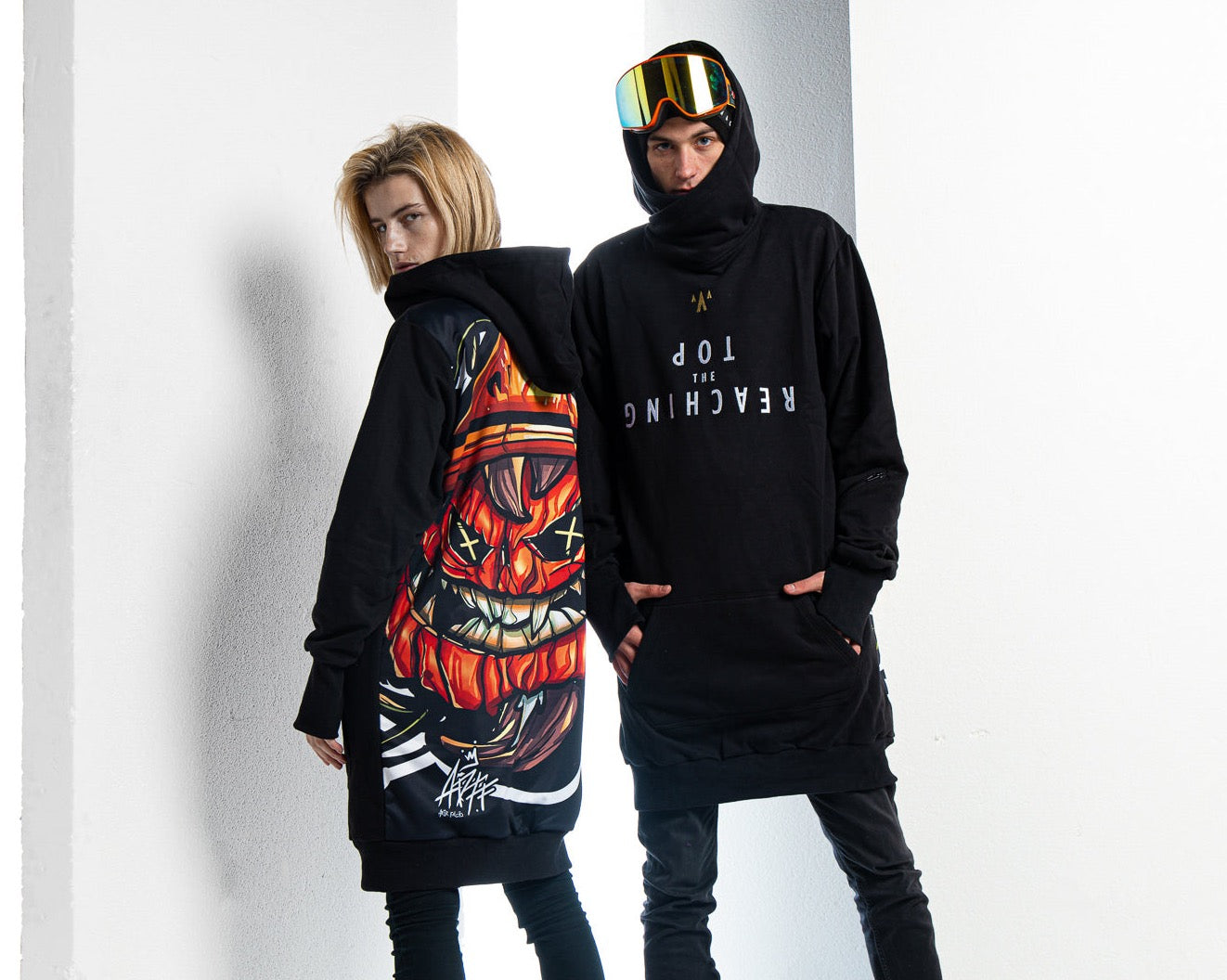 M's Long Pumpkin Hoodie