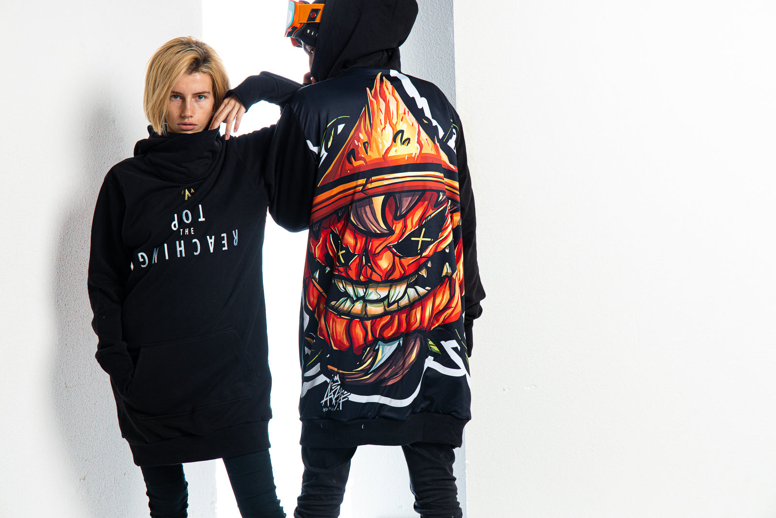 M's Long Pumpkin Hoodie