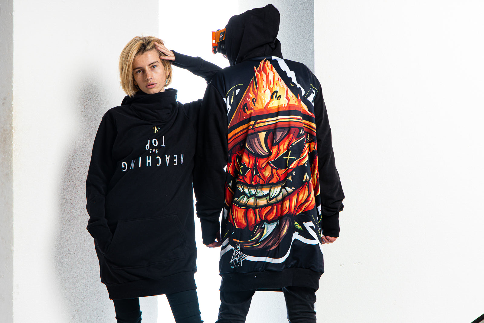 M's Long Pumpkin Hoodie