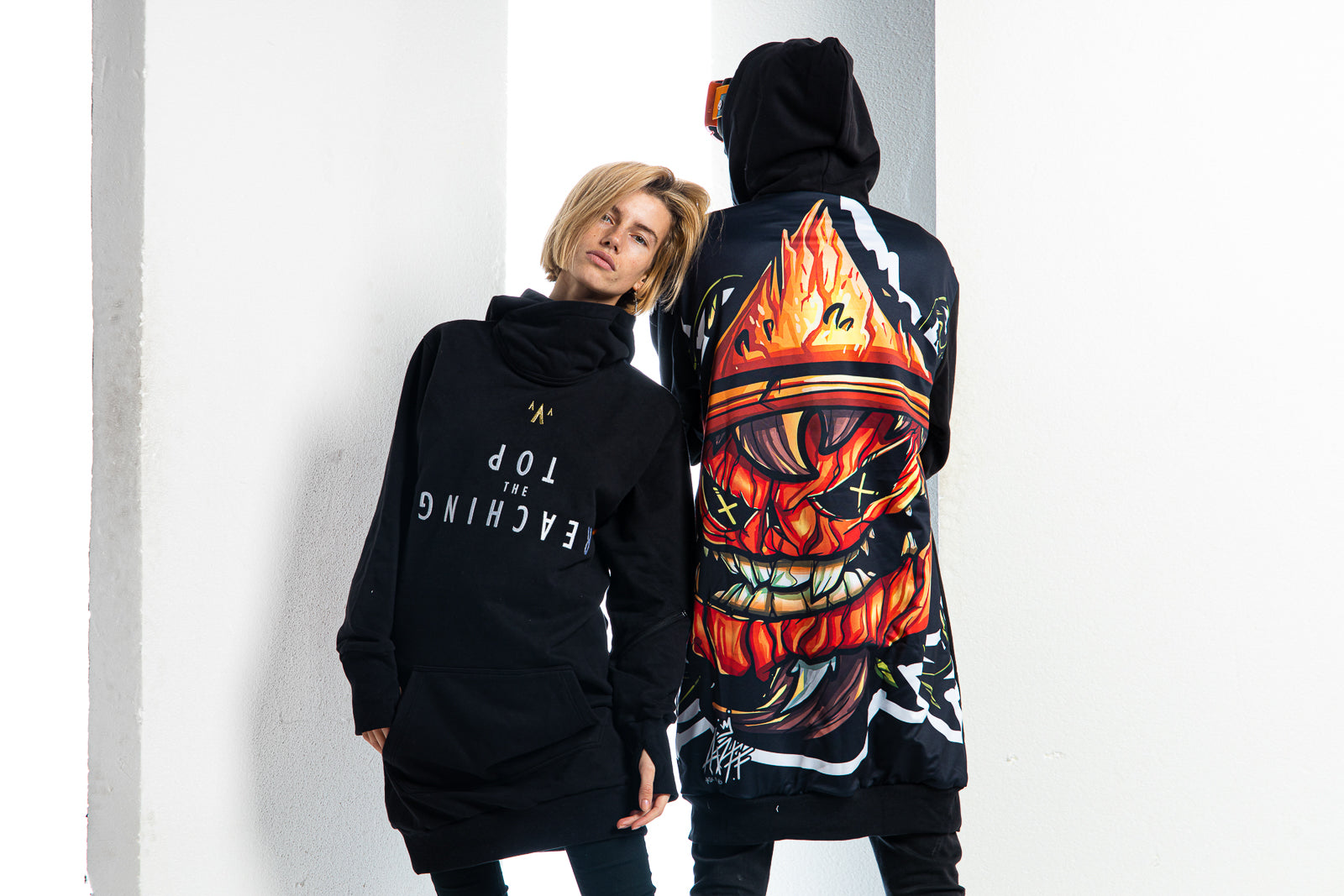 M's Long Pumpkin Hoodie