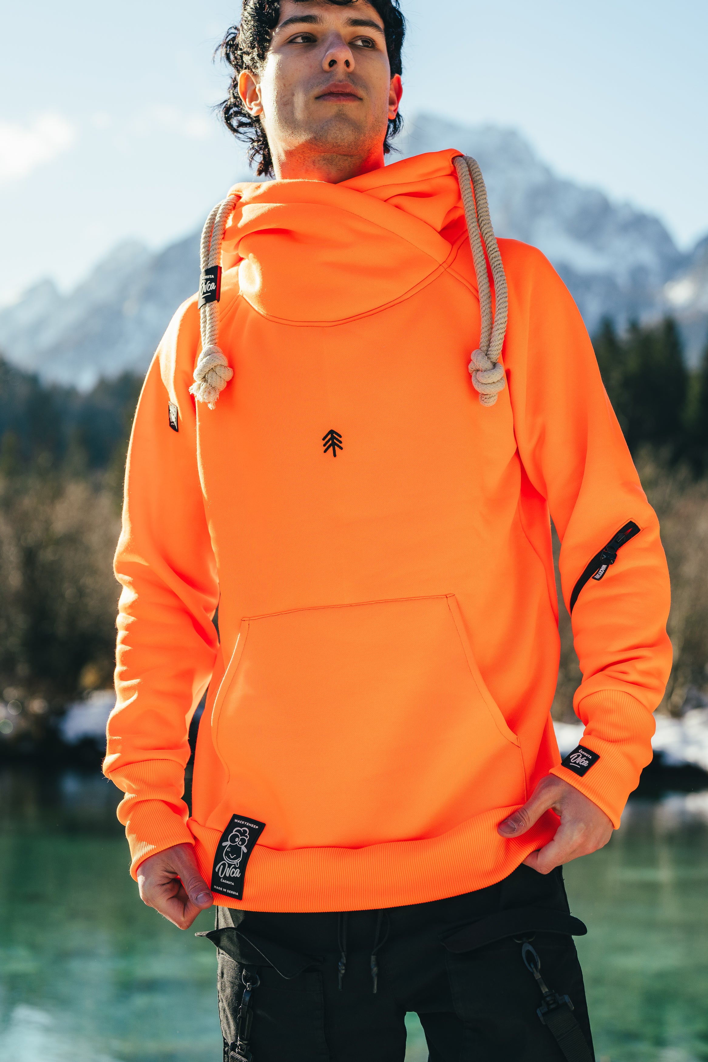 M's Classic Orange Hoodie