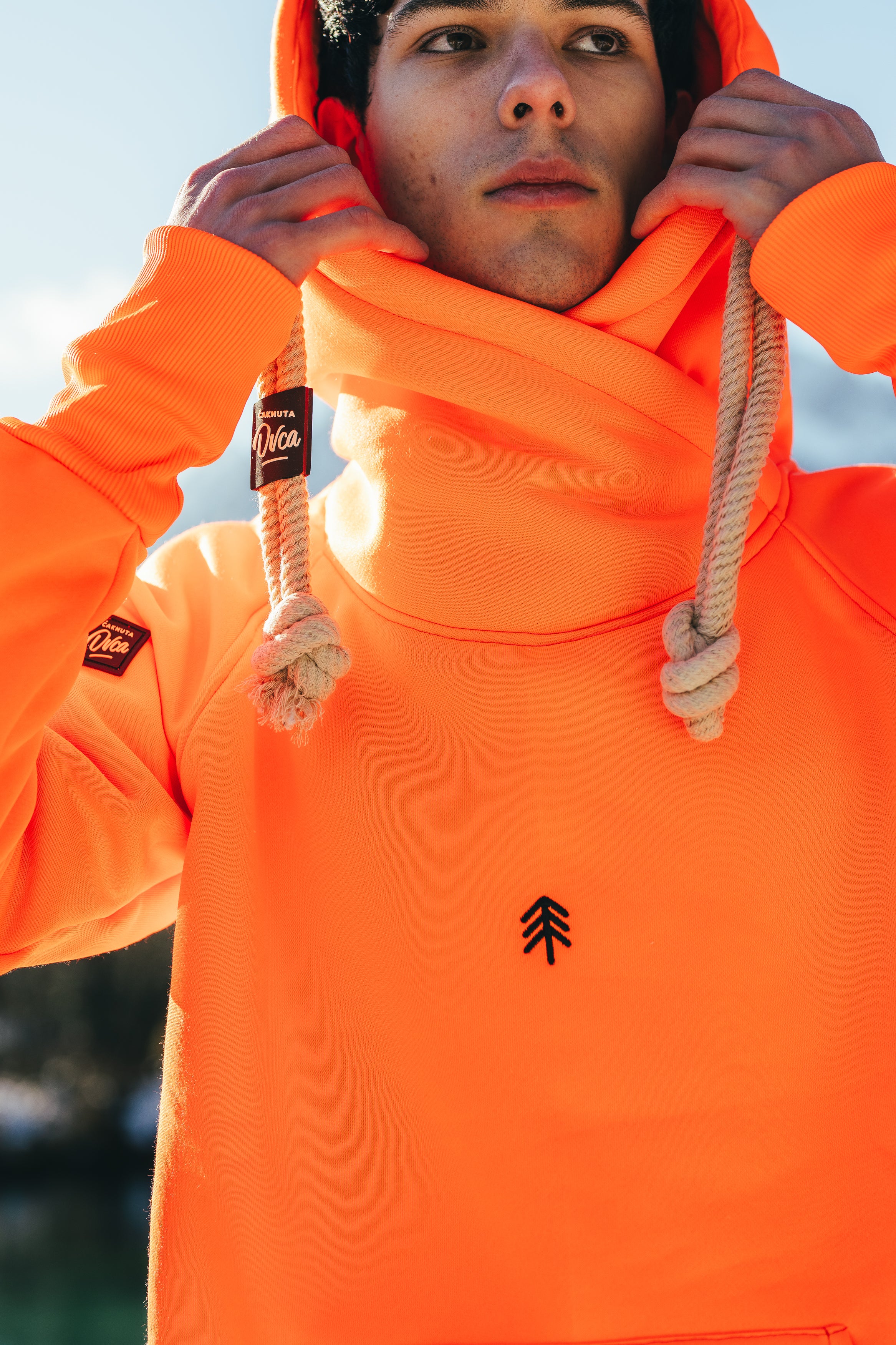 M's Classic Orange Hoodie