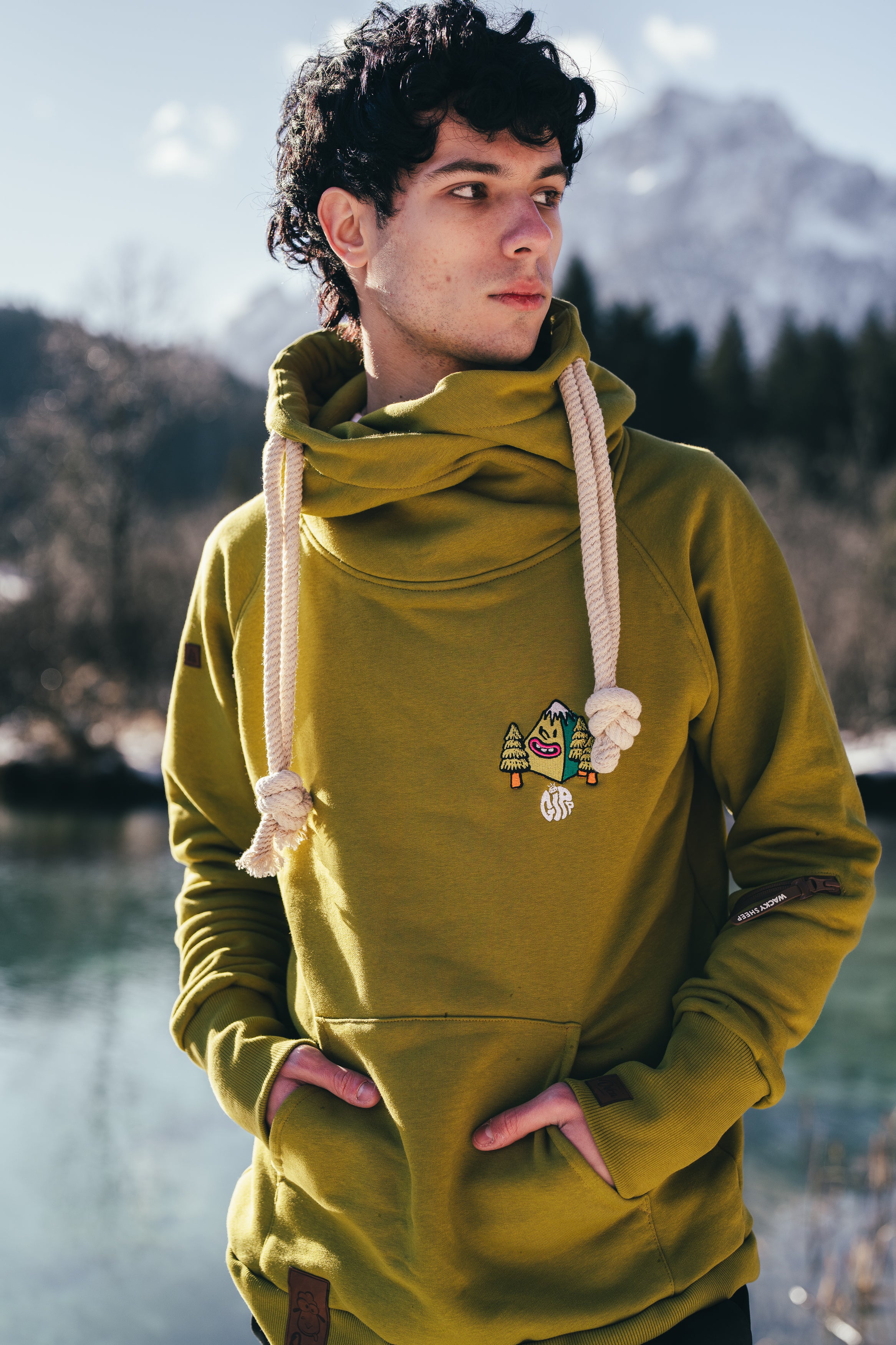 M's Classic Green Hoodie