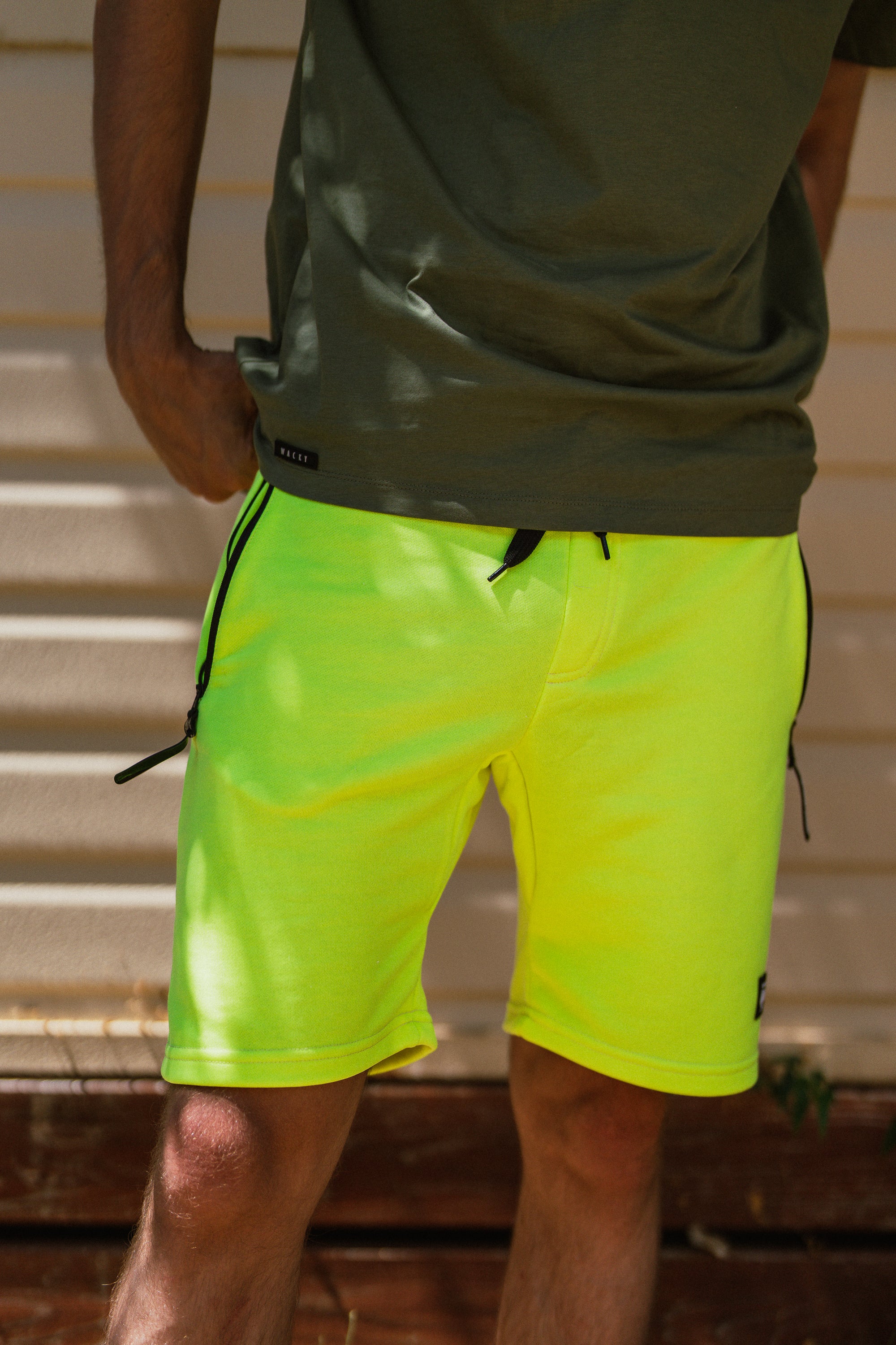 M's Neon Cotton Shorts