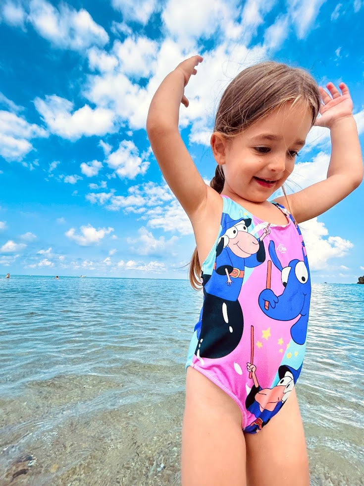 Kids One Piece Elephant Swimsuit