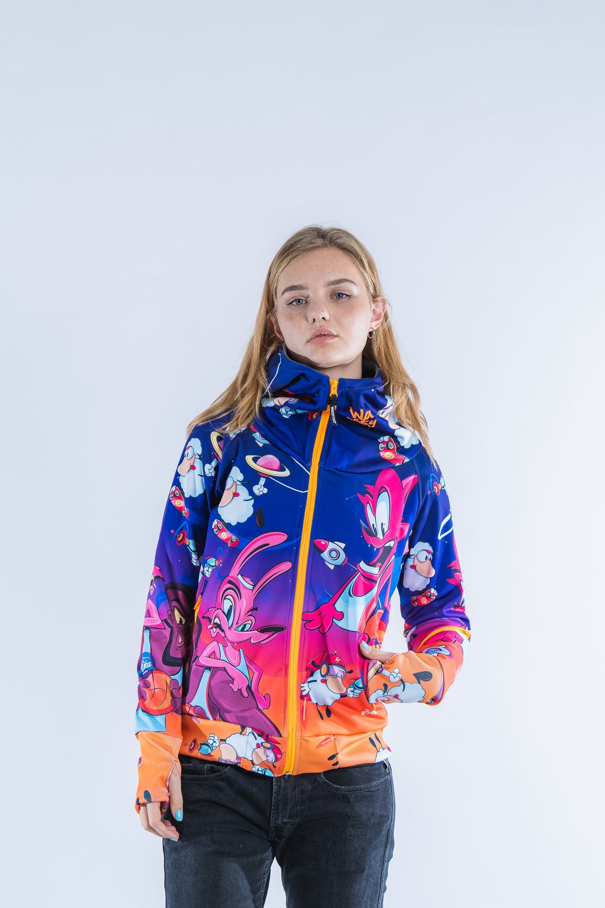 W's Wacky Jam Zip Hoodie | Wacky Sheep