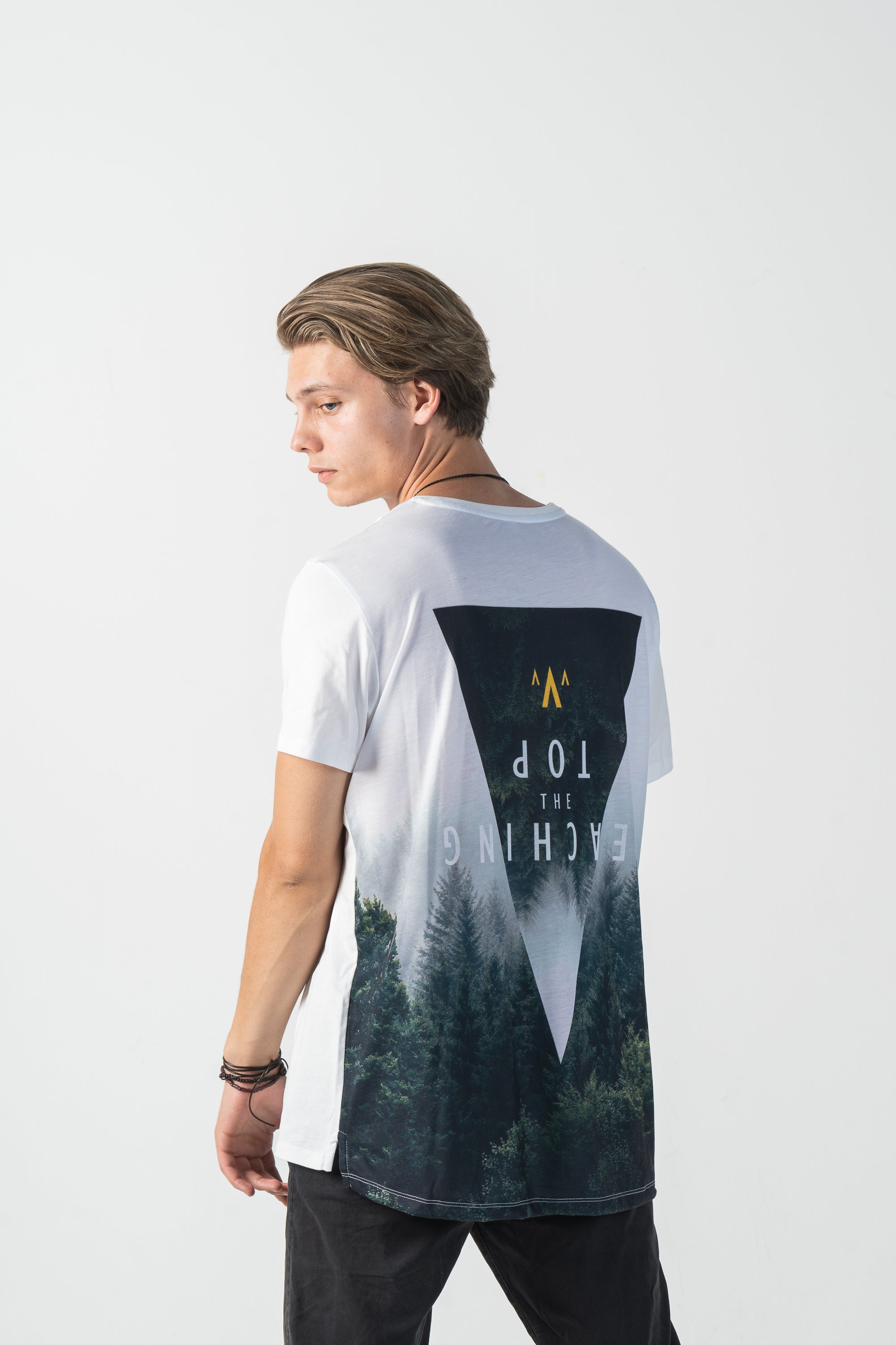 M's Forest White T-Shirt