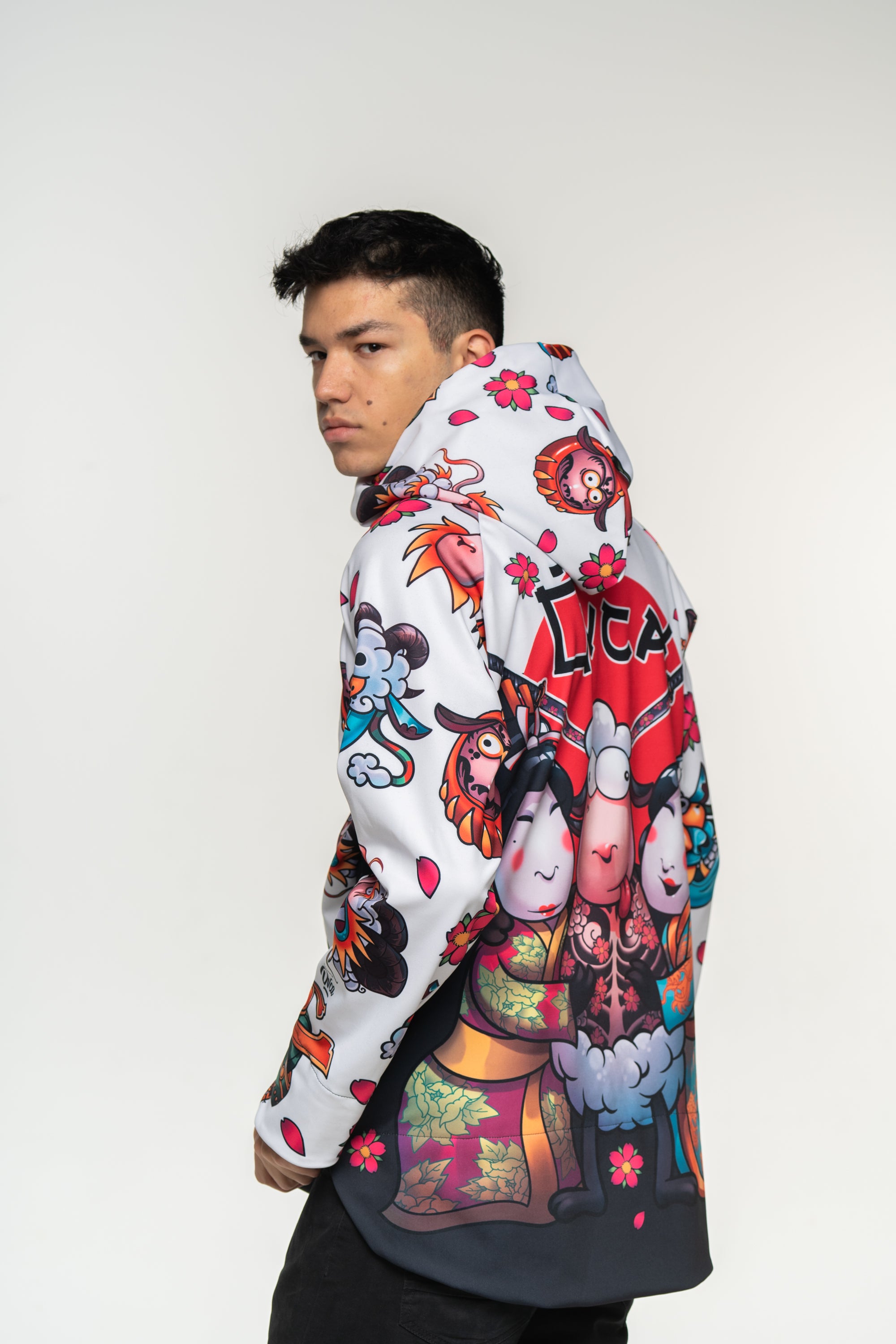 Yakuza Felpa Uomo Creepy – Casual, Morbida E Con Stampe Vintage